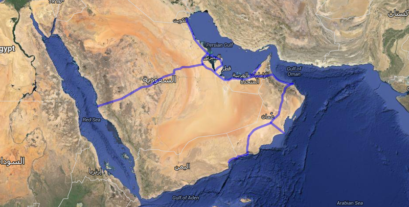 Illustration for article titled How the Persian Gulf Is Quietly Building a Railroad Empire
